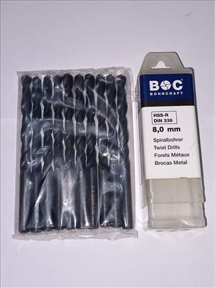 BC burgije za metal fi8
