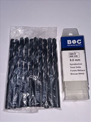 BC burgije za metal fi9