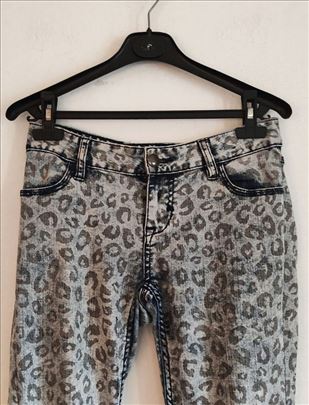 FISHBONE Animal Leopard print farmerke 