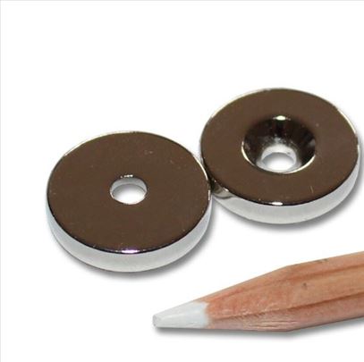 Nemački kružni neodijumski magnet FI 20x4 mm 7,5kg