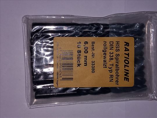 Ratioline burgija za metal fi6