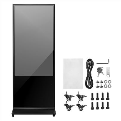 Reklamni pano Touchscreen 2K UHD LCD 140cm 