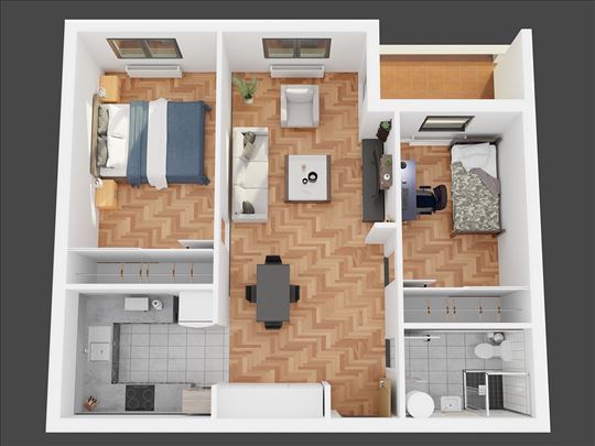 3D Renderovanje/vizuelizacija stanova