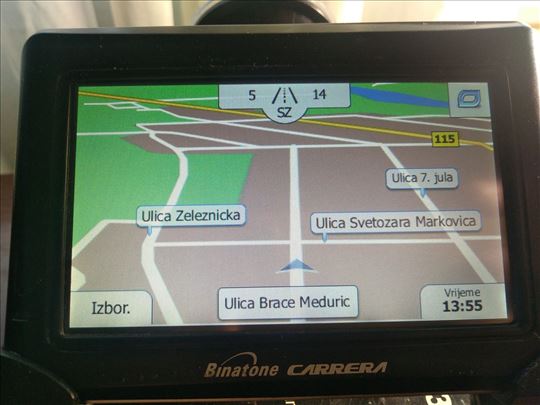 gps binatone carrera 4,3 inča- nove mape , auto- k
