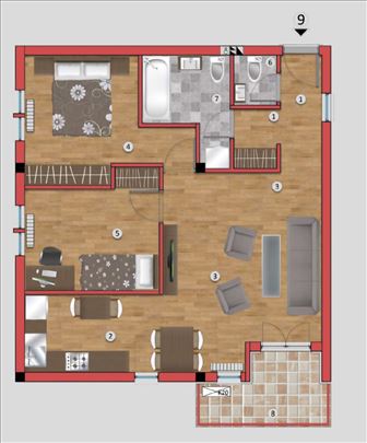 🏡 Moderan stan od 75 m² u Mirijevu