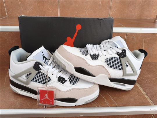 Nike Air Jordan 4 White/Grey/Black Nike pakovanje