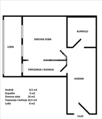 N.Beograd-Blok 44-Nehruova-47m2, Adaptibilan u 2.0