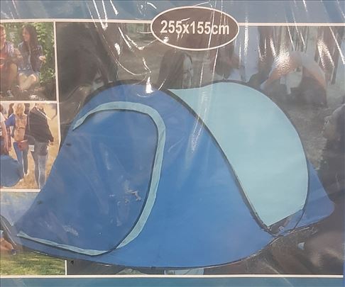 Sator za kampovanje novo plavi za 2 osobe akcija