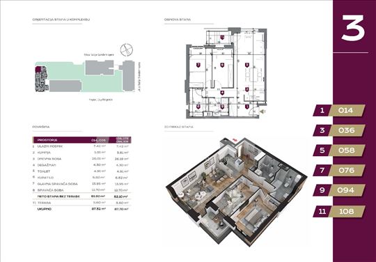 Wellport  faza 4/direktno od investitora/trosoban 