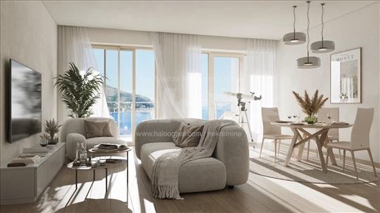 Lux apartman, pogled more, Bečići, 200m od mora