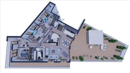 Penthouse sa vrhunskom terasom, Smart home