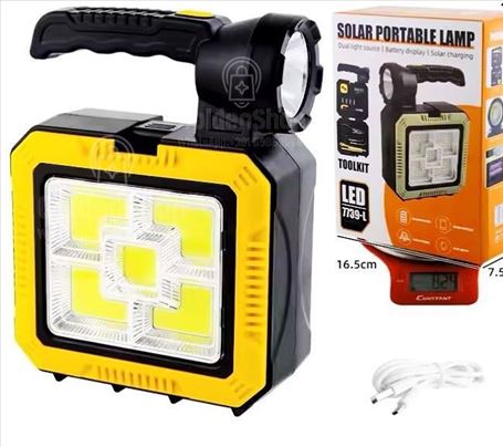 Solarna prenosna lampa sa setom alata COB 7739