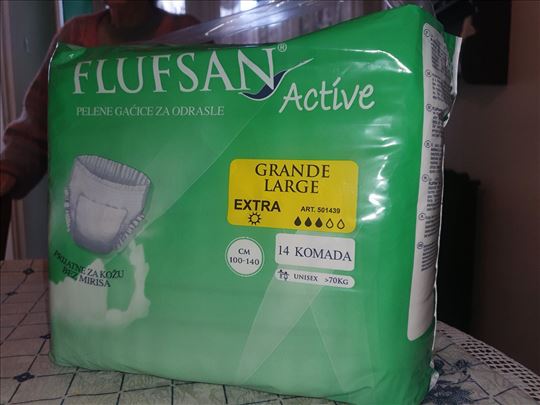 Flufsan pelene za odrasle veličine L