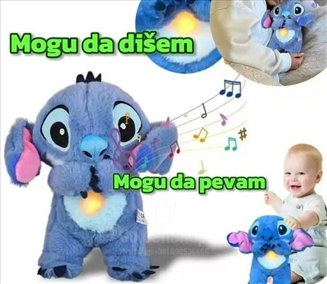 Plišana igračka Stitch – diše i peva uspavanke