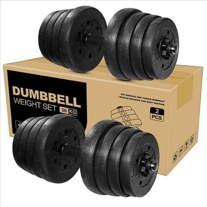Besportble set bucica sa težinom od 30 kg