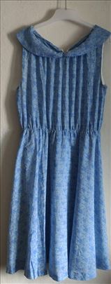 Vintage unikatna romantična haljina vel. M/L