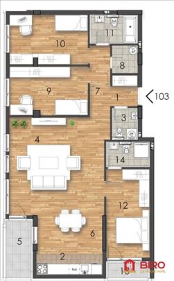 ---LUX četvorosoban stan 113 m2---