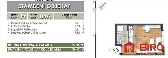 ---NOVA garsonjera 27 n2, povrat pdv-a---