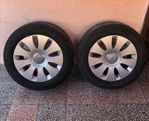 Audi alu felne 16” + zimske gume Semperit 205/60/