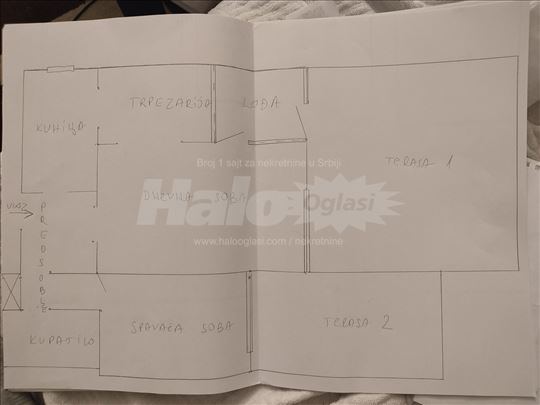 Banjica Bul oslobođenja 53M2 2.0 sa terasom 40M2