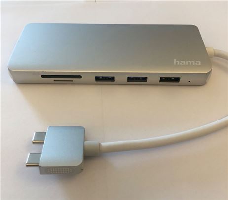 Hama USB C Hub 12in1 MacBook Pro/Air Novo Top ponu