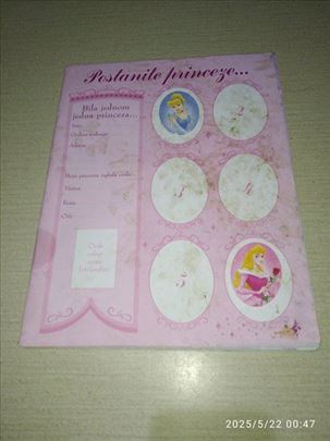 Album za sličice Diznijeve Princeze 2