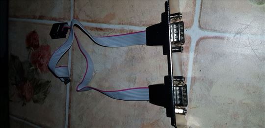 Serijski port RS232 kartica - dupli breket 