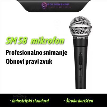 Mikrofon Shure SM-58 Shure mikrofon