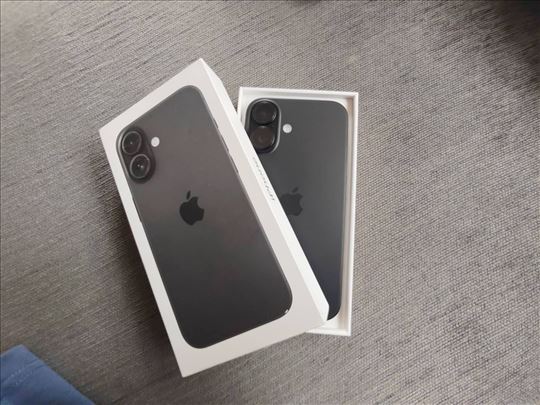 Iphone 16 crni, nov 128GB