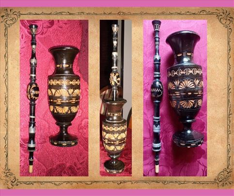 Vaza i muštikla duborez ručni rad