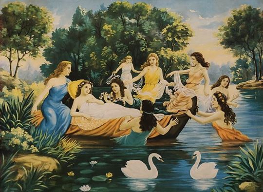 Vintage reprodukcija - A. Collino - 42 x 31 cm