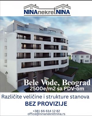 BEZ PROVIZIJE stanovi razlicitih struktura