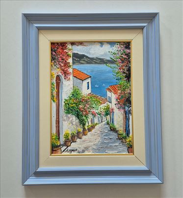 Ulje na platnu - Mediteran, slika broj tri