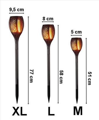 B. Solarni baklje 