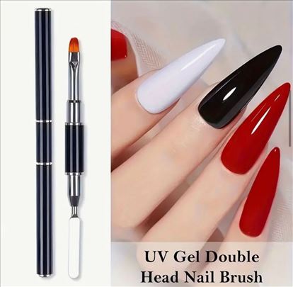 Četkica za Poli gel obostrana u dve boje.