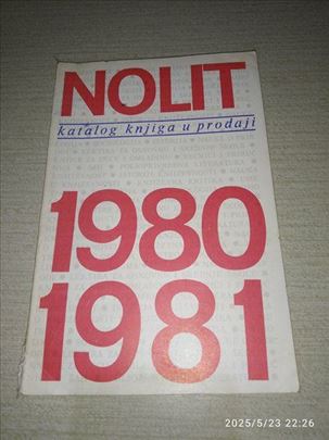 Nolit katalog knjiga 1980-1981