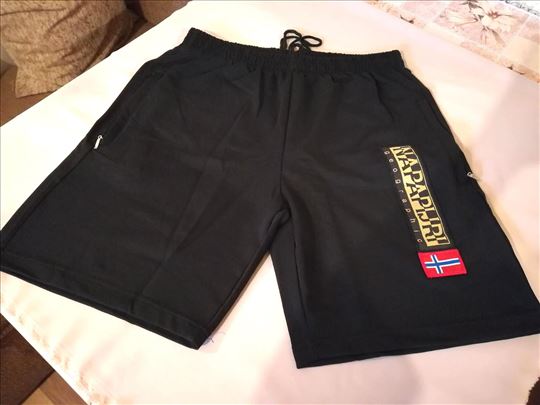 Nove muške pamučne bermude Napapijri crne 4XL novo