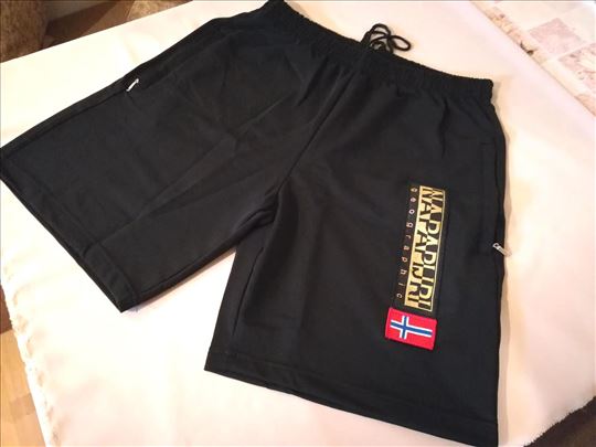 Nove muške pamučne bermude Napapijri crne 5XL novo