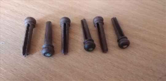  Rosewood /ružino drvo/ pinovi za akustičnu gitaru