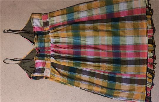 EDC by Esprit karo haljina br.44 -L/XL 100% pamuk 