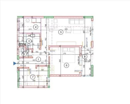 Trosoban stan na prodaju, Braće Jerković, 175.700€