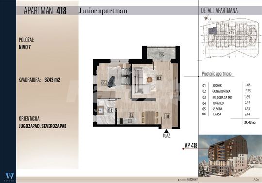 Apart Hotel West Hill**** Kopaonik - Junior