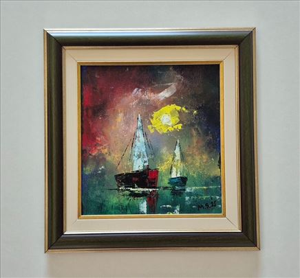 Ulje na platnu - Na moru 64, prelepa slika!