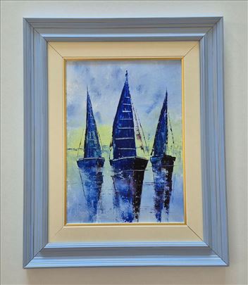 Ulje na platnu - Na moru 65, prelepa slika!