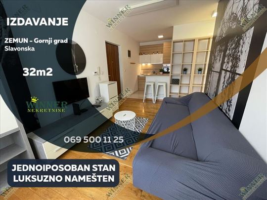 Izdavanje lux stan Zemun Slavonska 32m2 1.5 ID#138