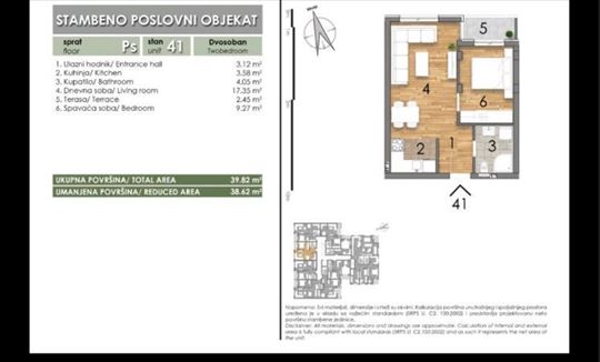Jednoiposoban u izgradnji na Bul. Patrijarha Pavla
