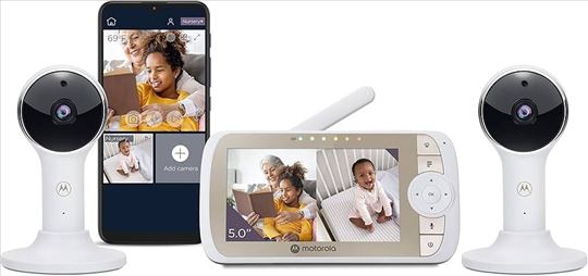Motorola 5" Full HD WiFi Baby Monitor (2 camera) 