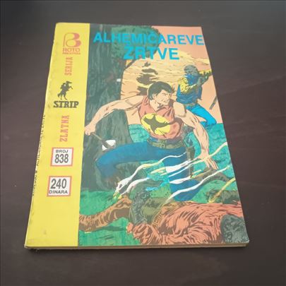 Zlatna serija 838 Alhemičareve žrtve Zagor sjajan