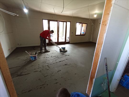 Izrada cementne košuljice - ravnajući sloj