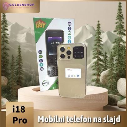 Mobilni telefon na slajd i18 Pro
